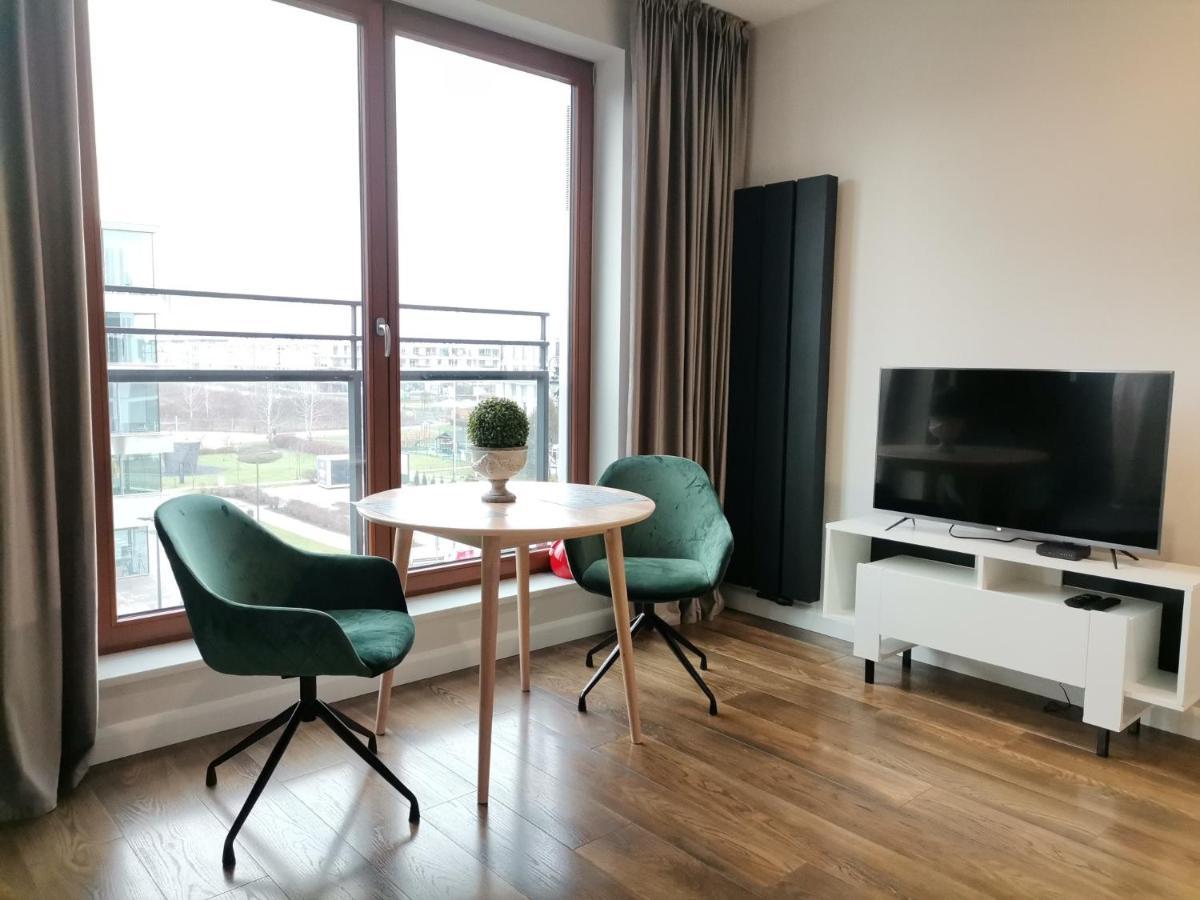 Nowoczesny Apartament Z Widokiem Apartment Warsawa Bagian luar foto